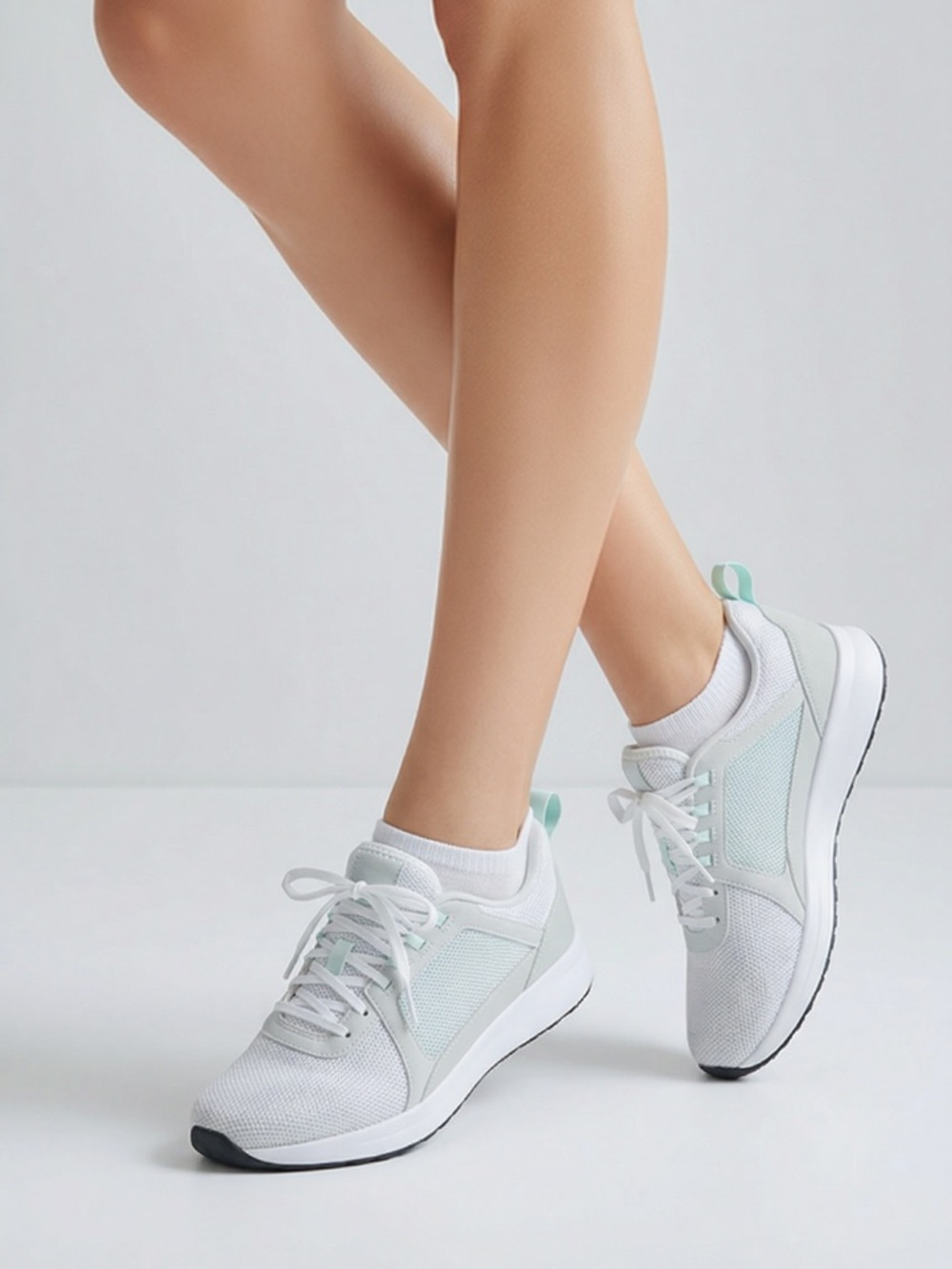 PUMA Pacer Net Cage White Turquoise Sneakers Women's Size 7 368892-06